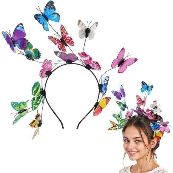 Butterfly Headband for Women – Fairy-Inspired Lightweight Headpiece - Picture 4 of 4